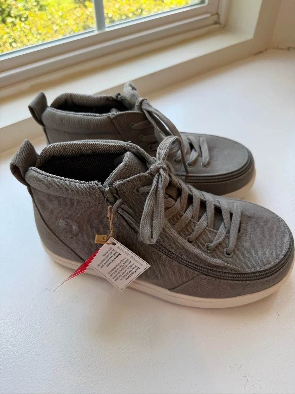Billy Footwear Dark Grey Classic D R II High Adaptive Inclusive Footwear - Picture 3 of 10